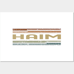 Haim Retro Lines Posters and Art